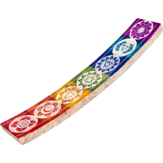 Chakra Soapstone Incense Burner