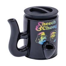 Load image into Gallery viewer, Cheech &amp; Chong Stash Jar Pipe - Black
