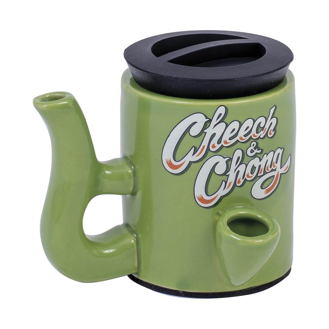 Cheech & Chong Stash Jar Pipe - Green