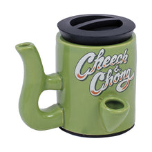 Load image into Gallery viewer, Cheech &amp; Chong Stash Jar Pipe - Green
