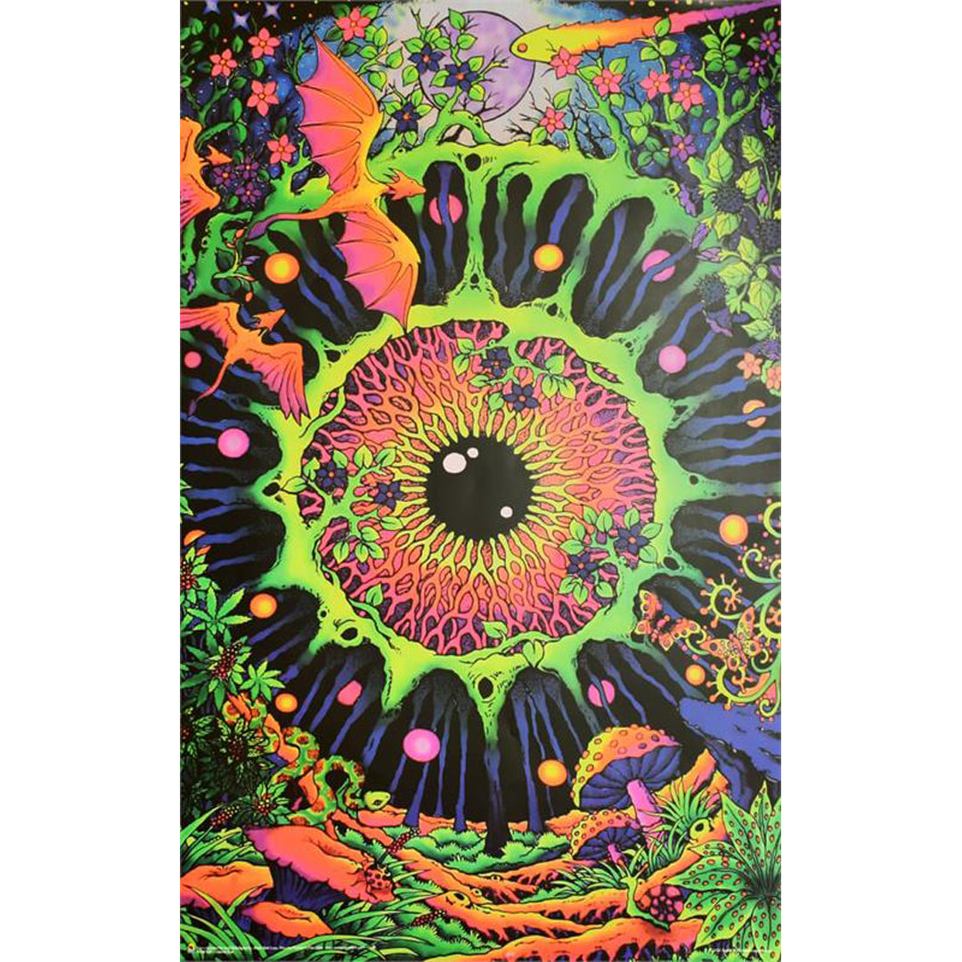 Cosmic Eye Blacklight Poster