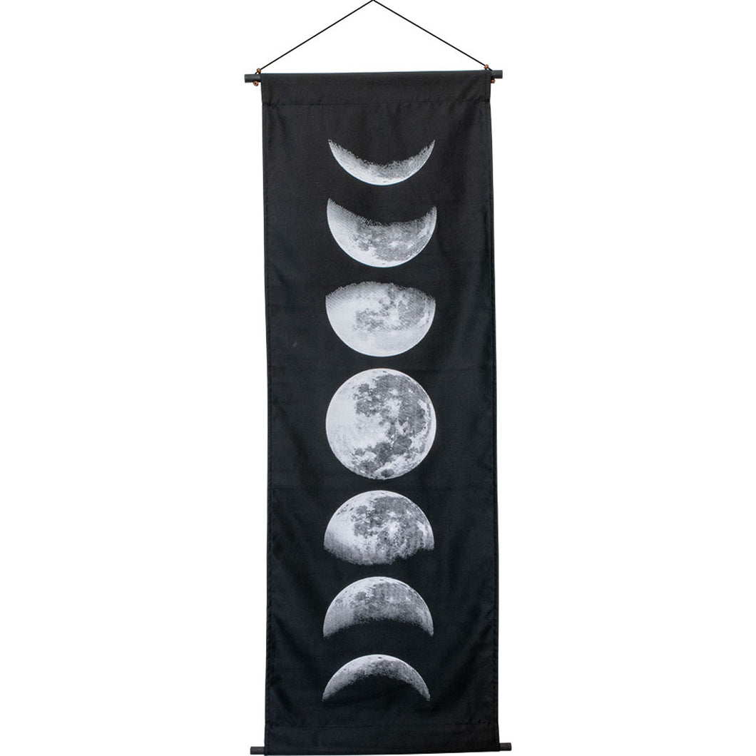 Cotton Moon Phases Banner