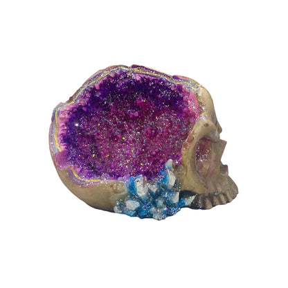 Cracked Gem Skull Ashtray