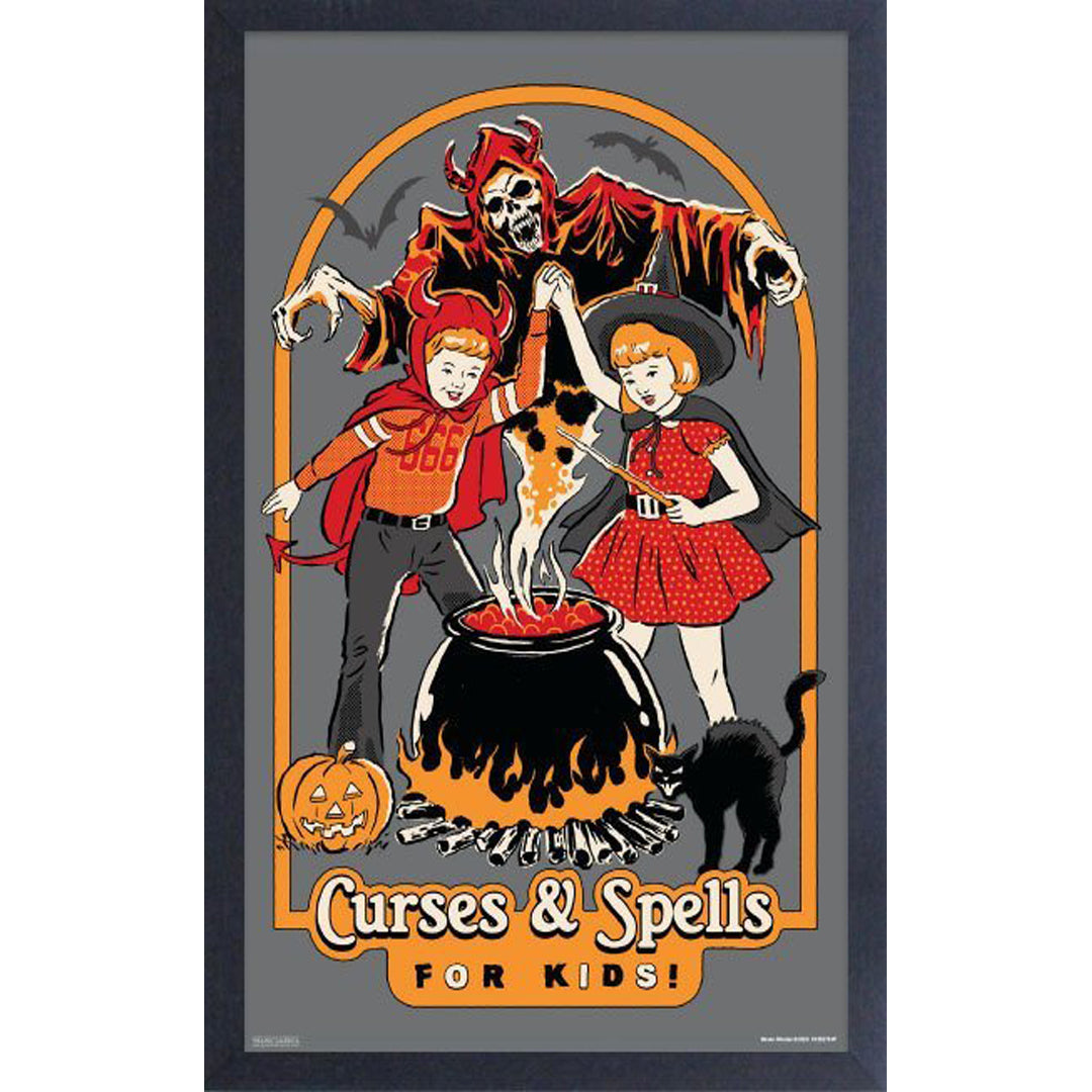 Curses & Spells Framed Gel Print