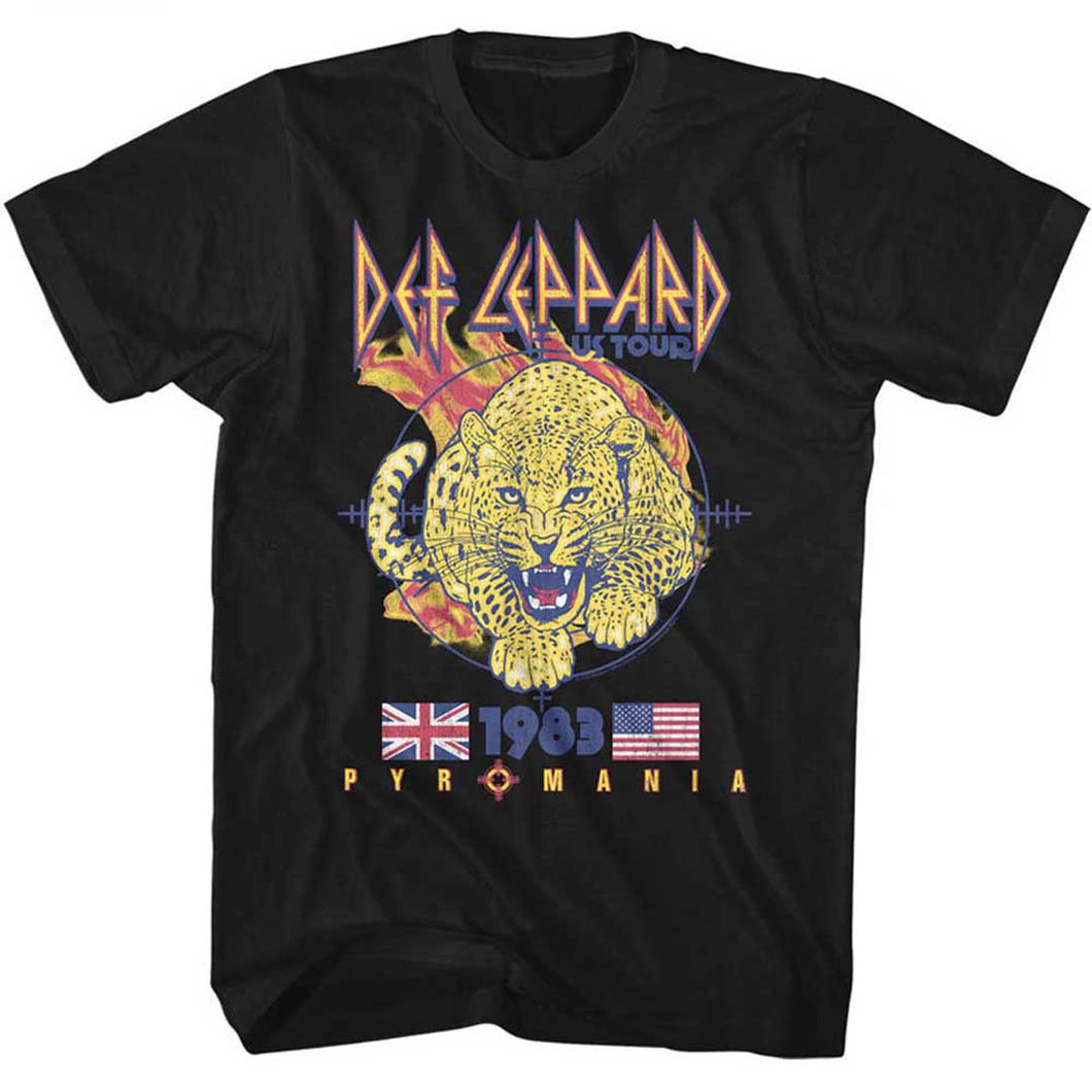 Def Leppard - Pyromania Leopard T-Shirt