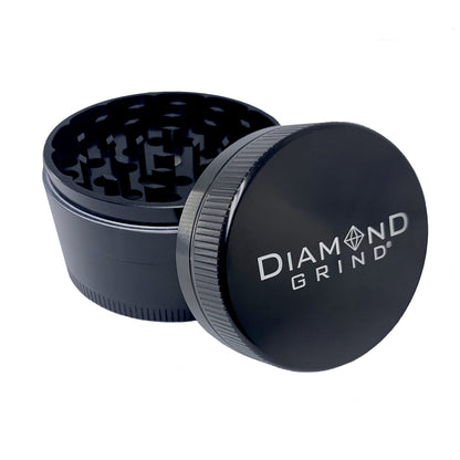 Diamond Grind 40mm 4pc Annodized Grinder - Black