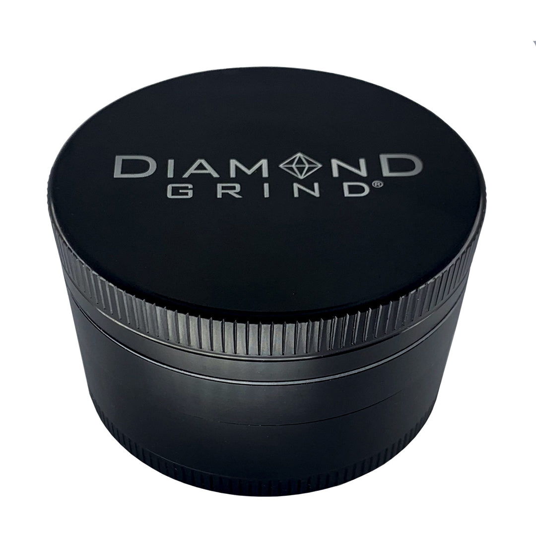 Diamond Grind 40mm 4pc Annodized Grinder - Black