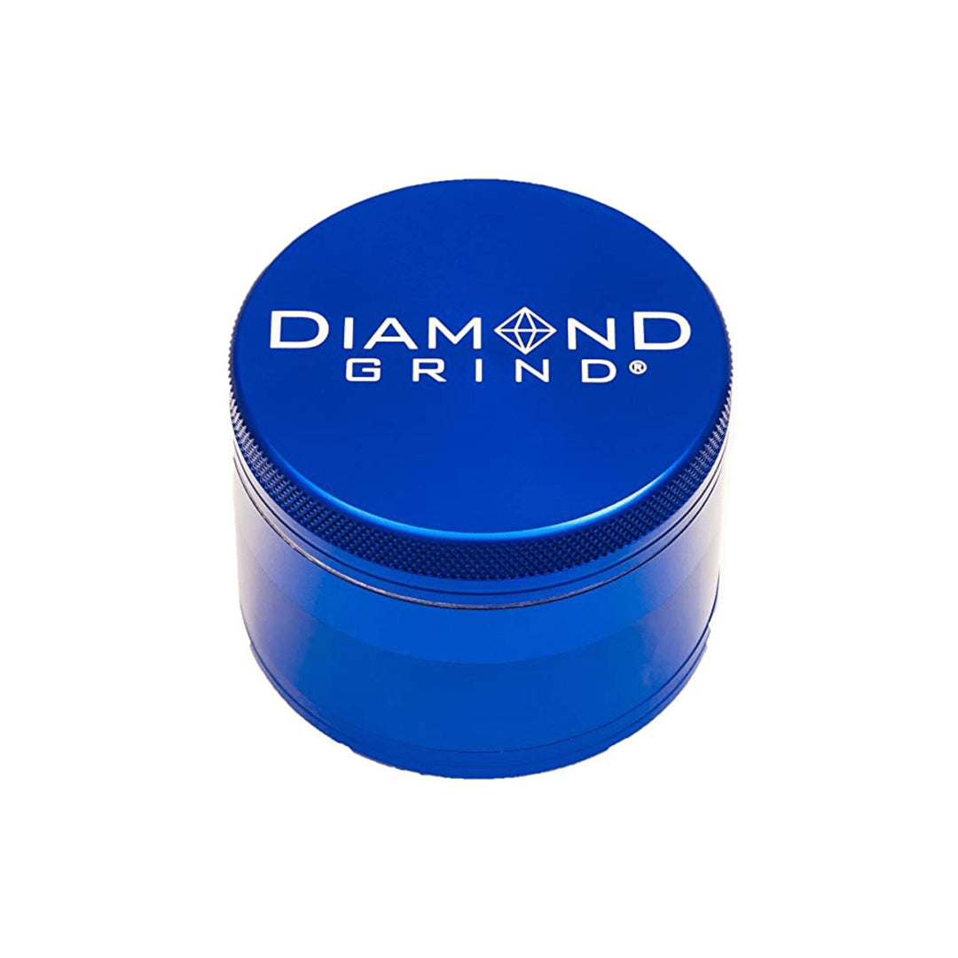 Diamond Grind 40mm 4pc Annodized Grinder - Blue