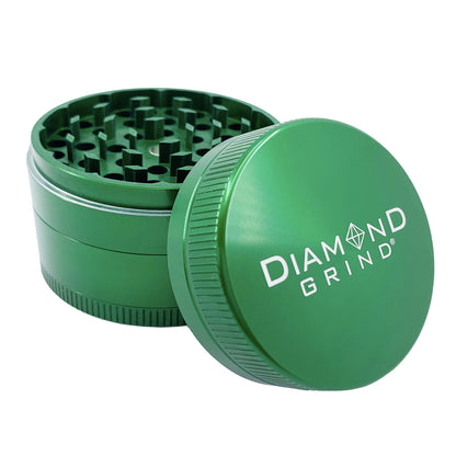 Diamond Grind 40mm 4pc Annodized Grinder - Green