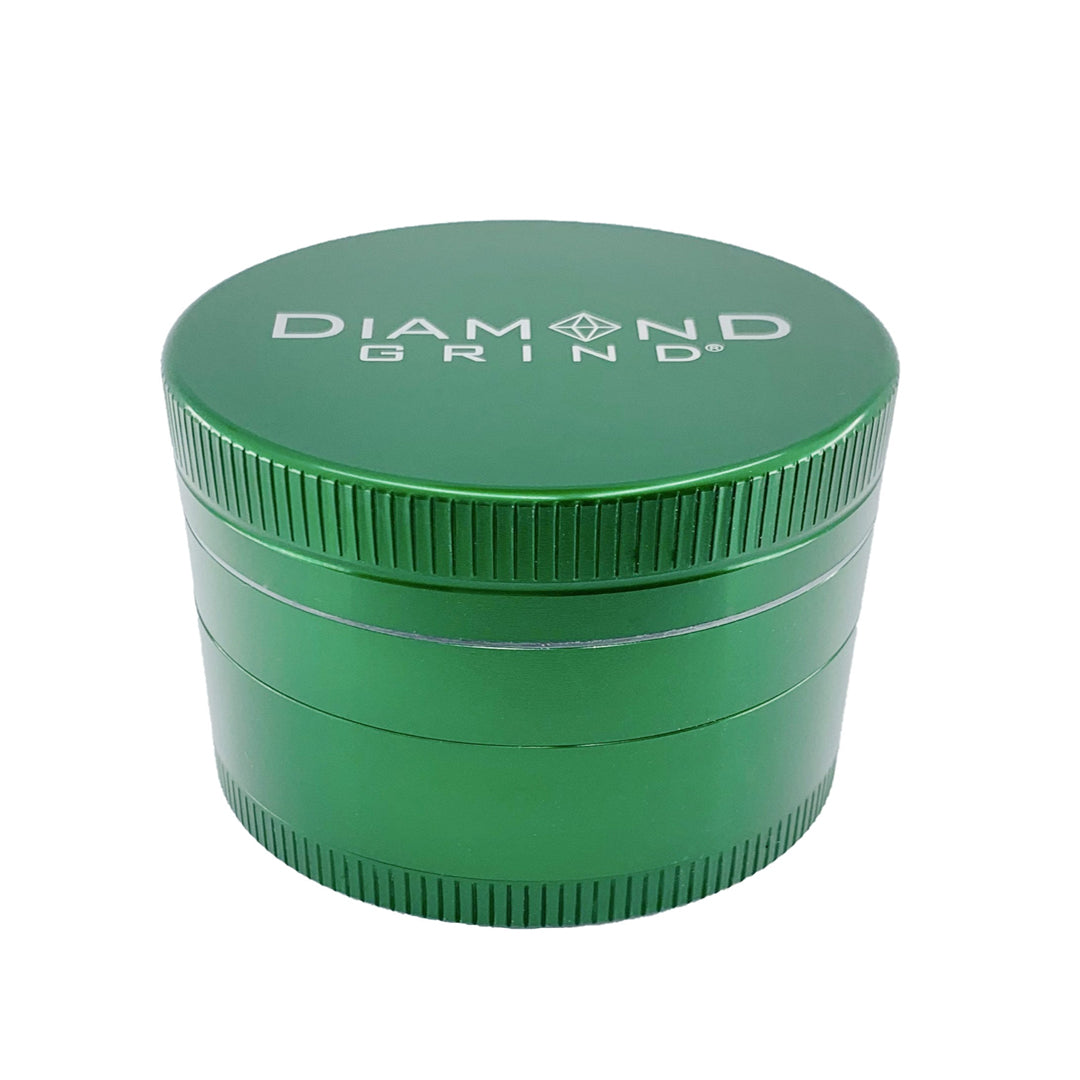 Diamond Grind 40mm 4pc Annodized Grinder - Green