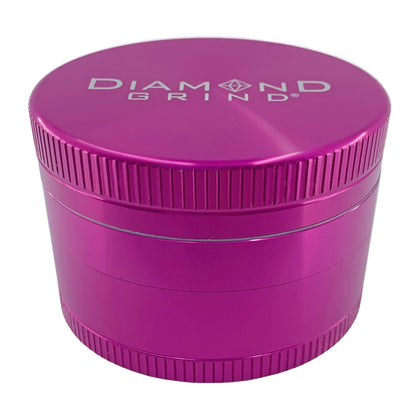 Diamond Grind 40mm 4pc Annodized Grinder - Pink