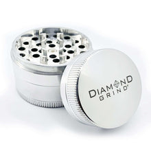 Load image into Gallery viewer, Diamond Grind 40mm 4pc Silver Grinder
