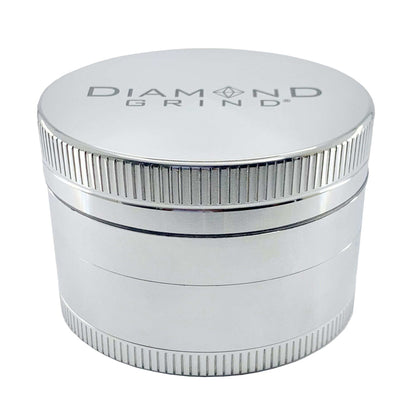 Diamond Grind 40mm 4pc Silver Grinder