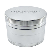 Load image into Gallery viewer, Diamond Grind 40mm 4pc Silver Grinder
