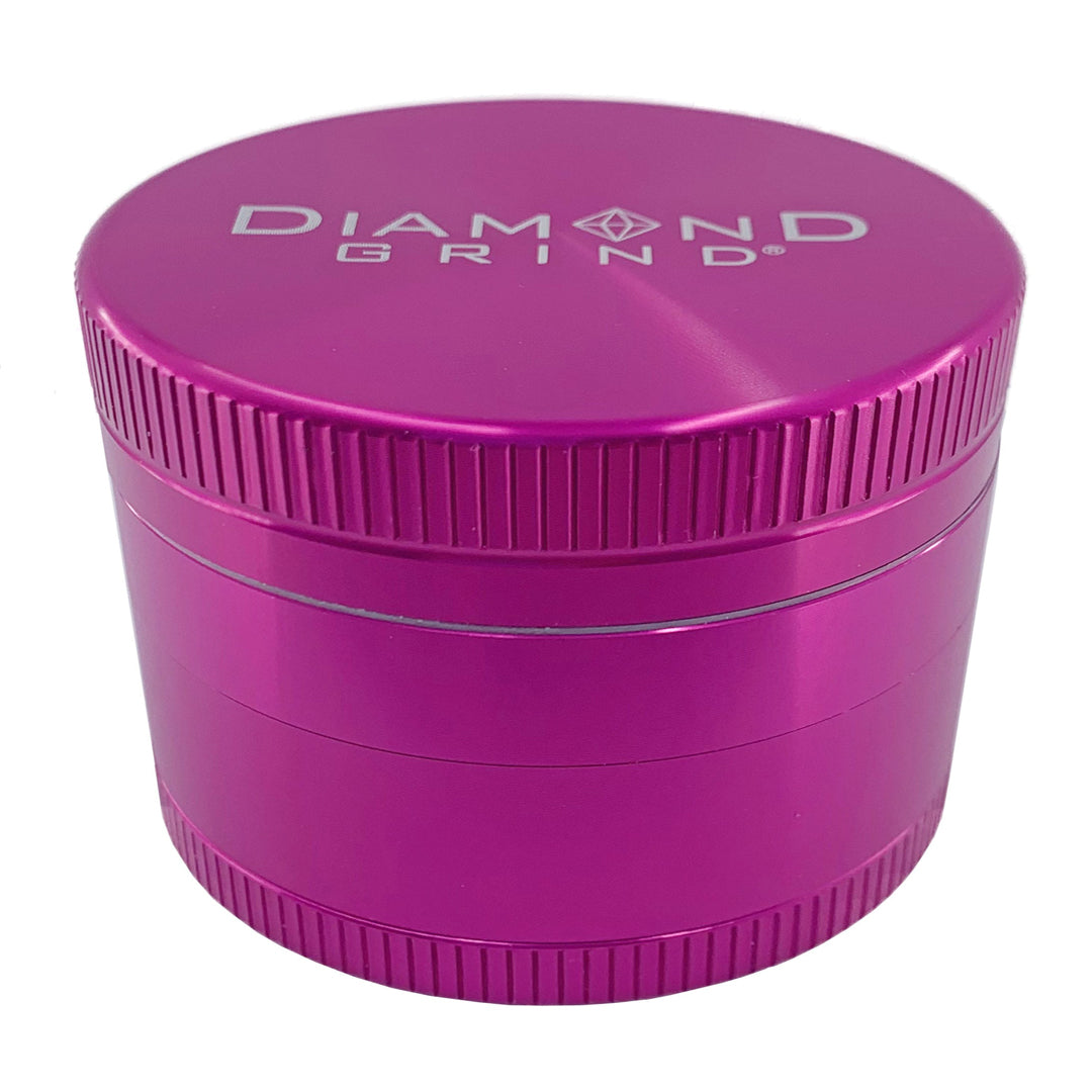 Diamond Grind 63mm 4pc Annodized Grinder - Pink