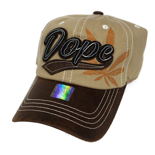 Dope Snapback Hat - Beige