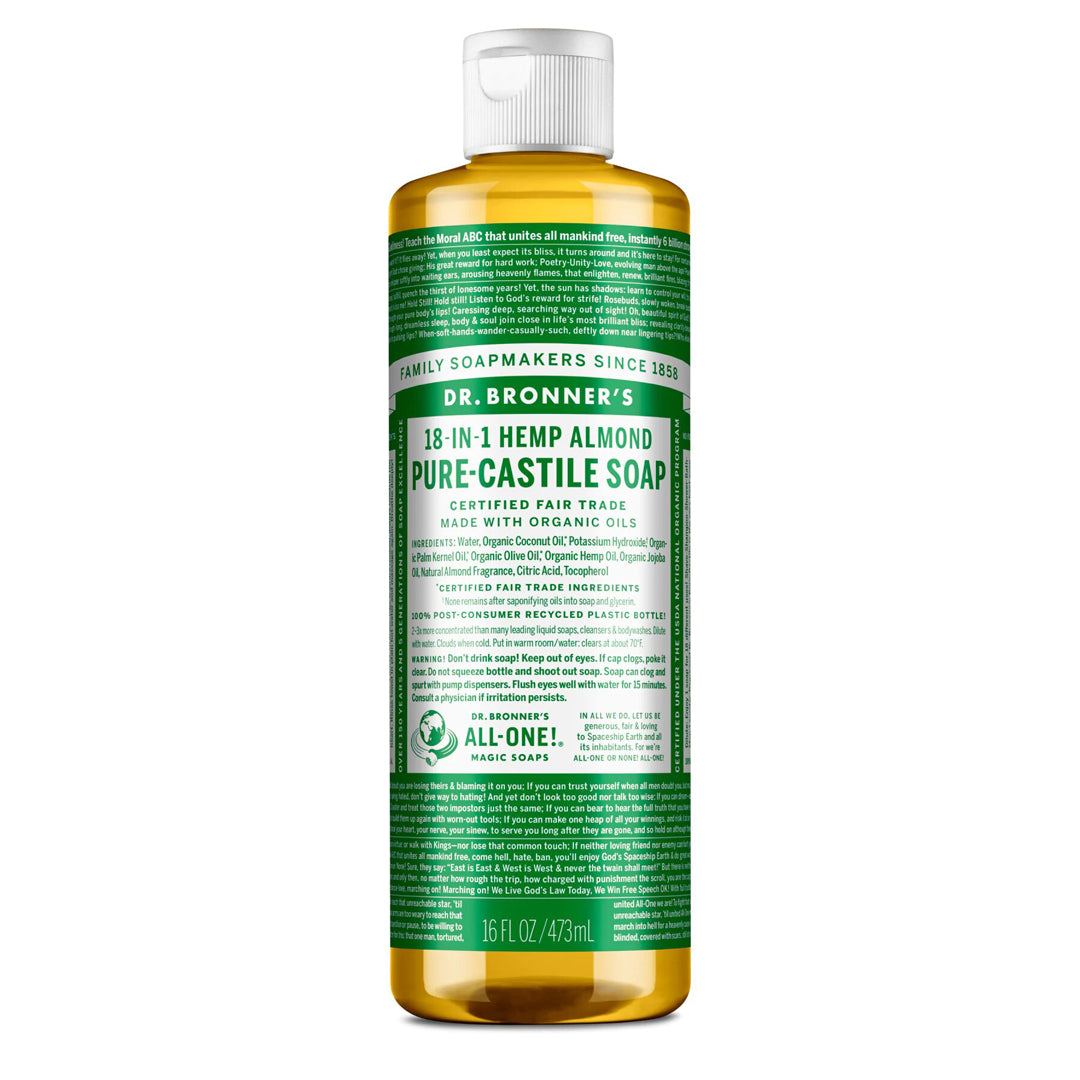 Dr. Bronner's Almond Liquid Soap - 16oz