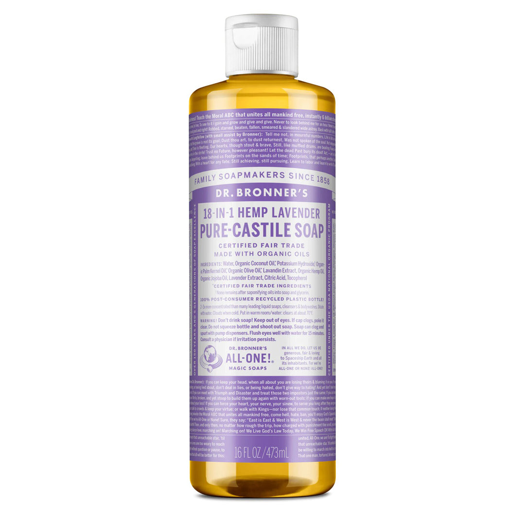 Dr. Bronner's Lavender Liquid Soap - 16oz