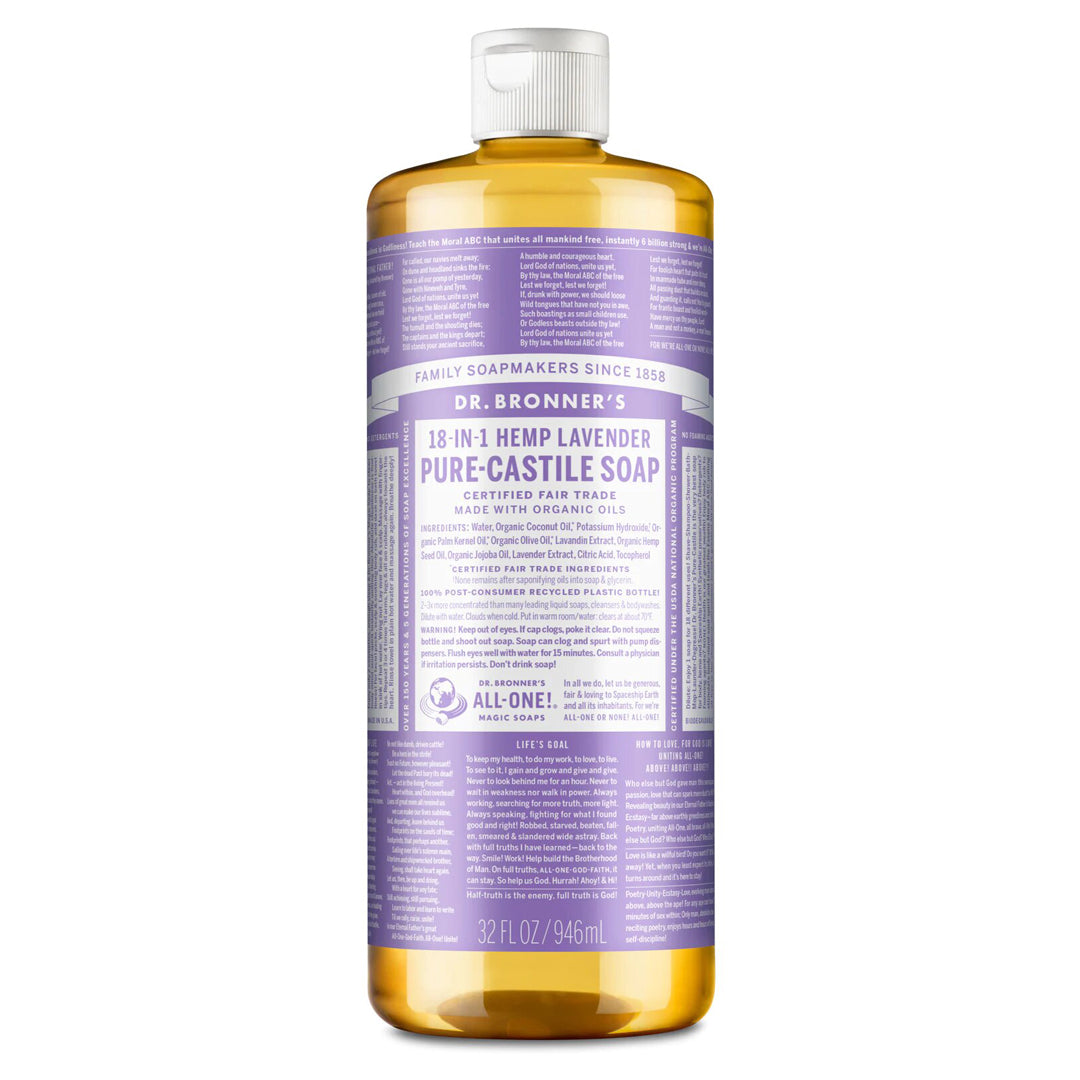 Dr. Bronner's Lavender Liquid Soap - 32oz