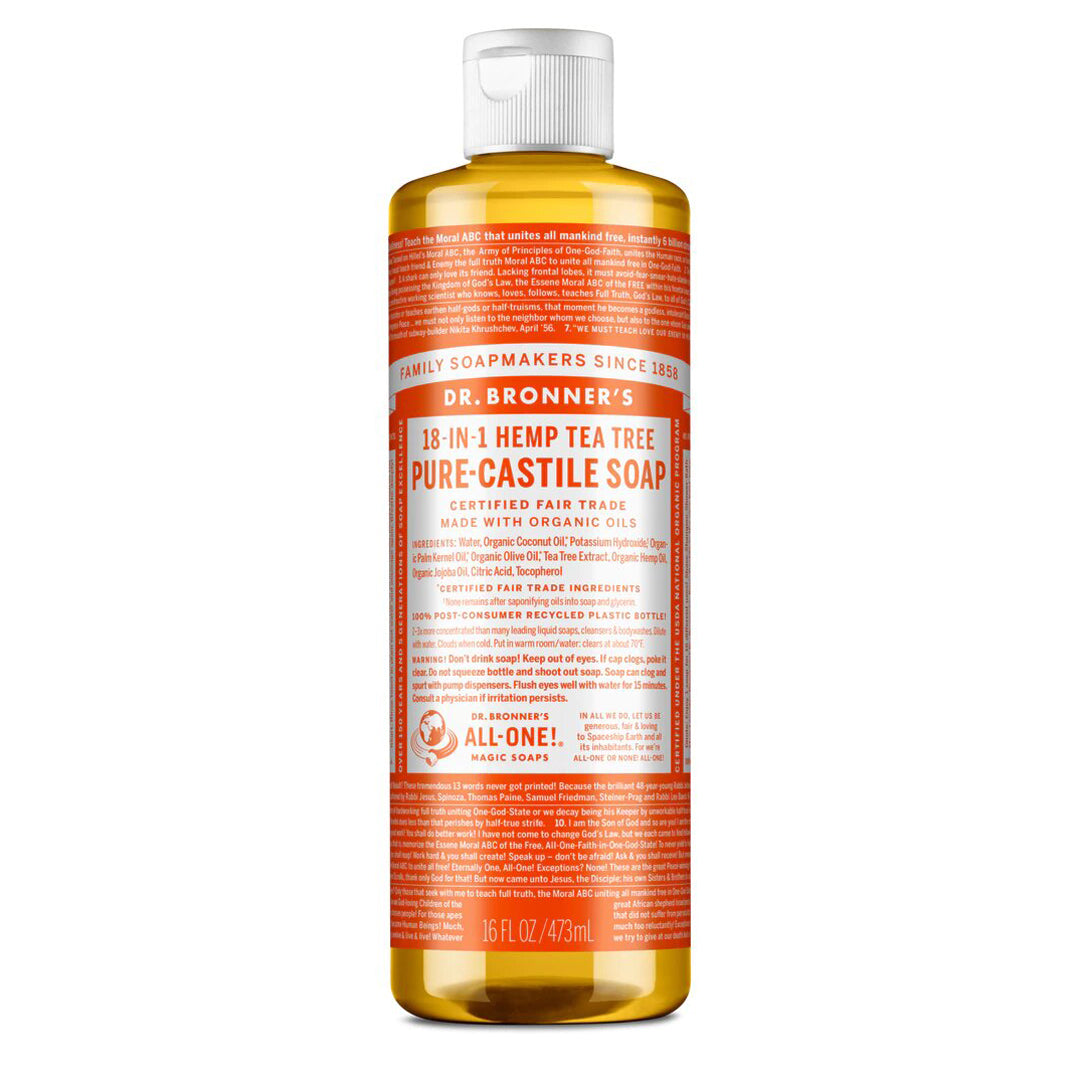 Dr. Bronner's Tea Tree Liquid Soap - 16oz