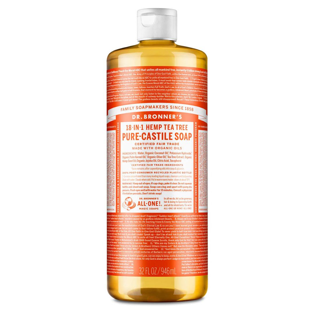 Dr. Bronner's Tea Tree Liquid Soap - 32oz