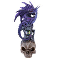 Dragon On Skull 11167 Statue