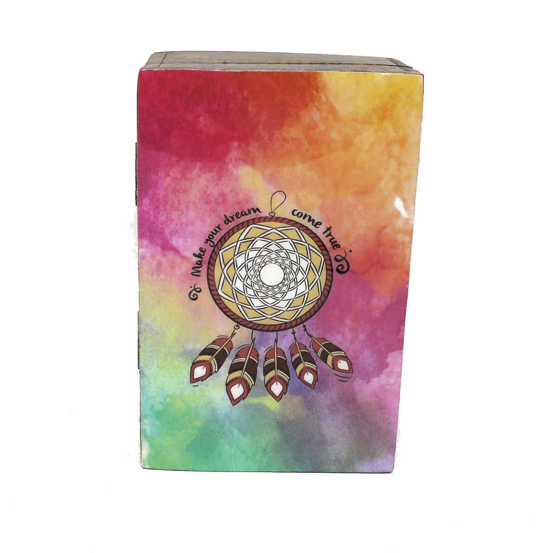 Dreamcatcher Wooden Box - Brown