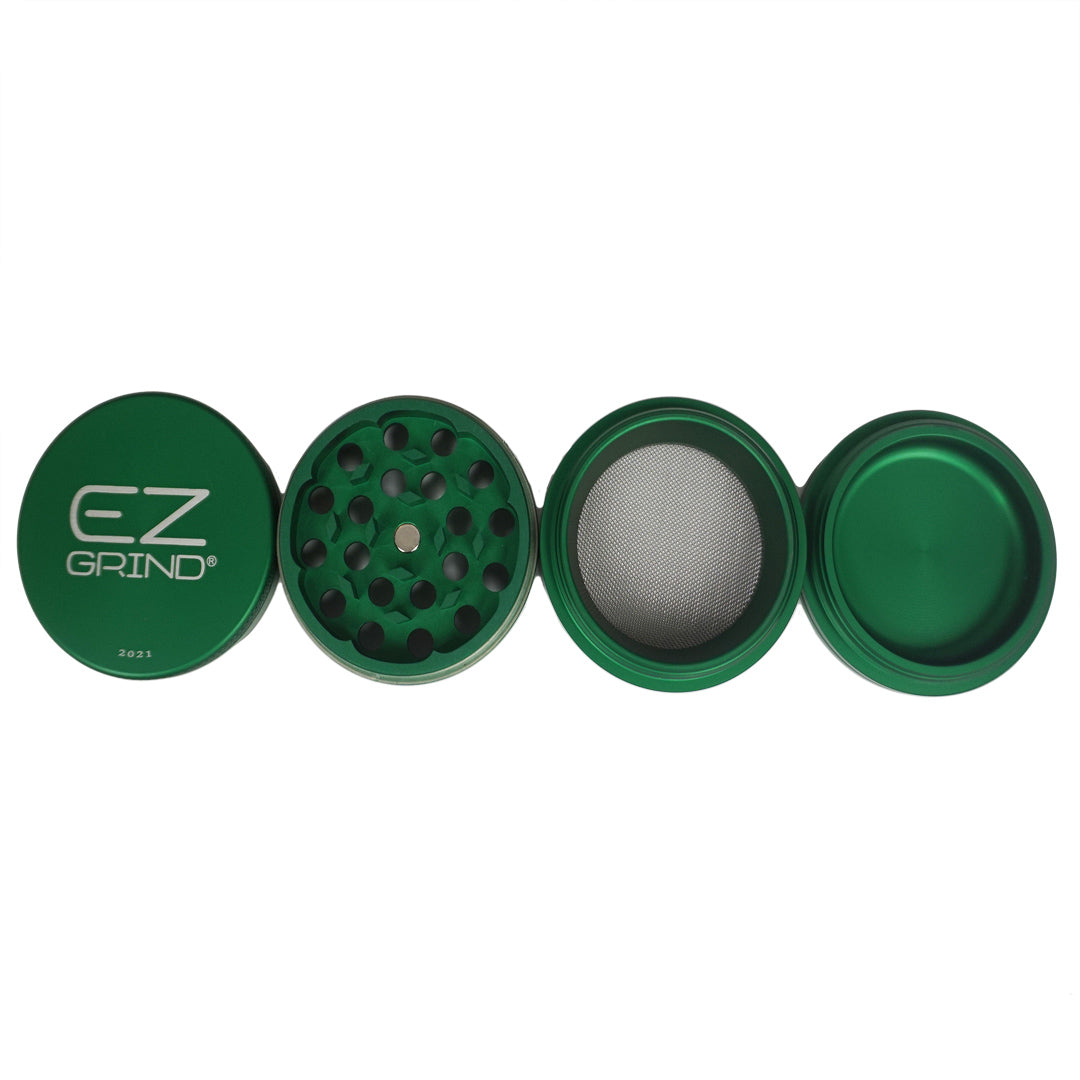 EZ Grind 40mm 4pc Matte Grinder - Green