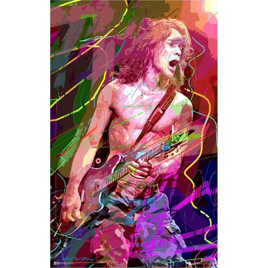 Eddie Van Halen Jump Poster
