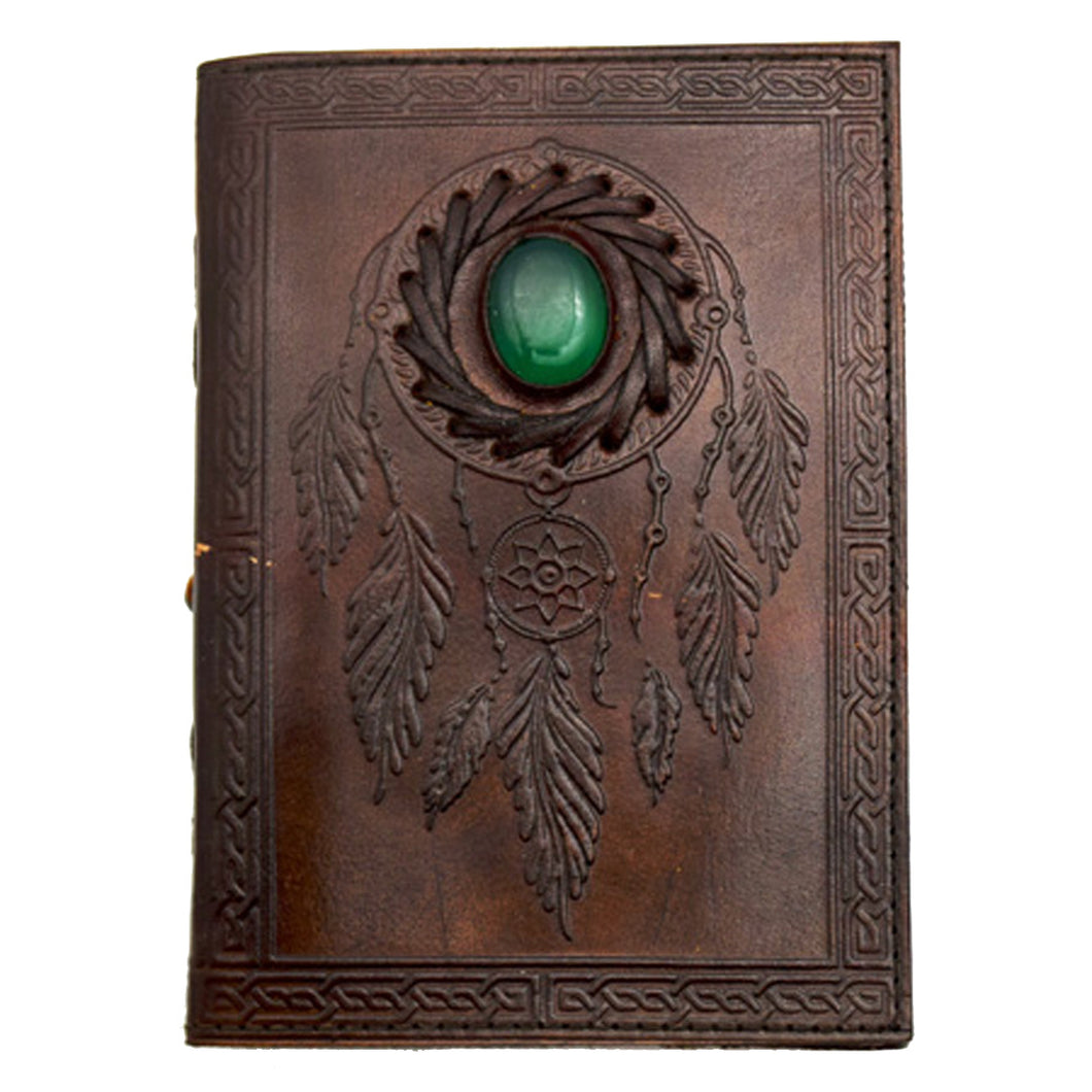 Embossed Leather Dreamcatcher Journal