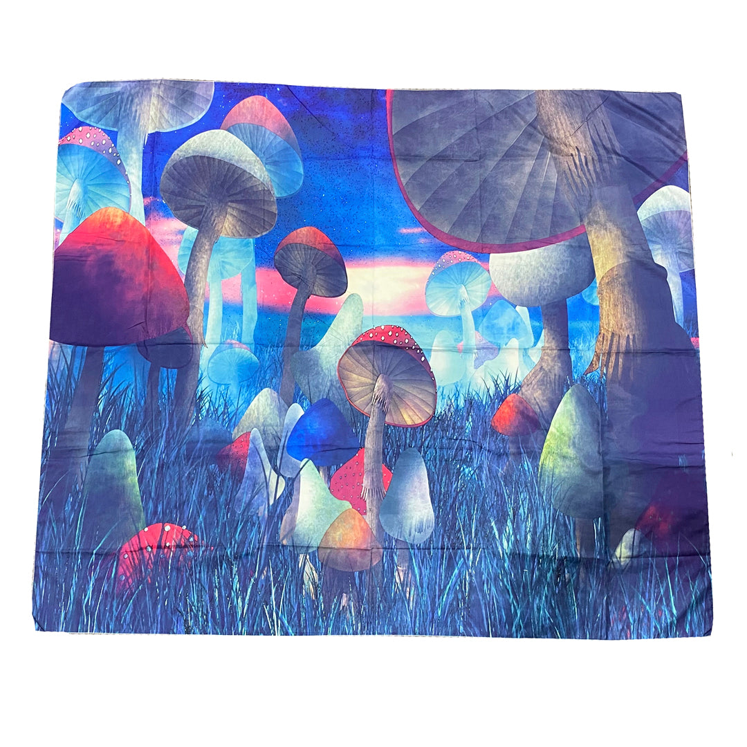 Fantasy Trip Mushroom Tapestry