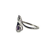 Load image into Gallery viewer, Feather &amp; Amethyst Ring
