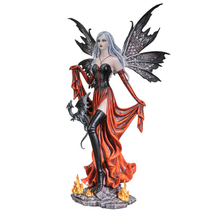 Fire Fairy & Dragon Statue