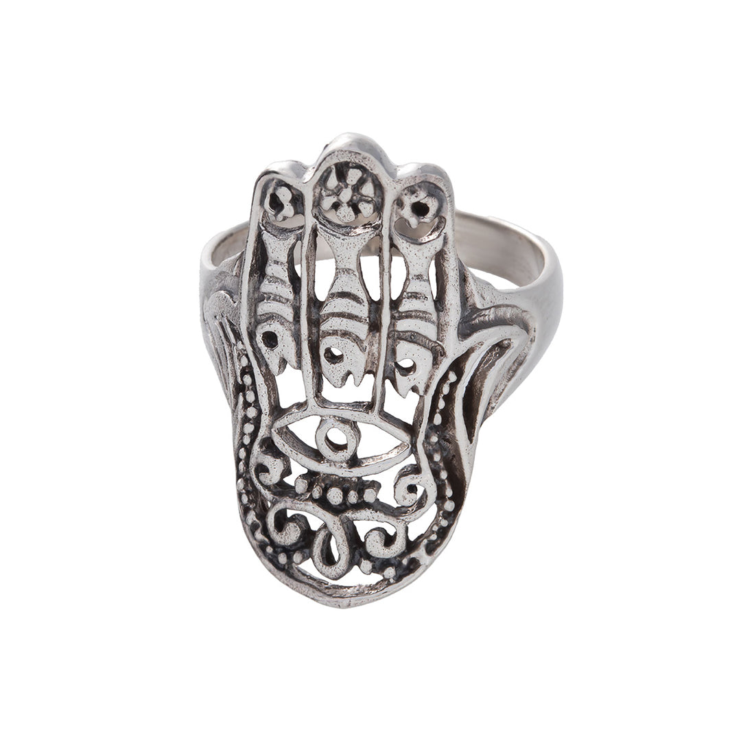 Fish Amulet Fatima Hand Ring