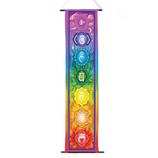 Flower Chakra Wall Banner