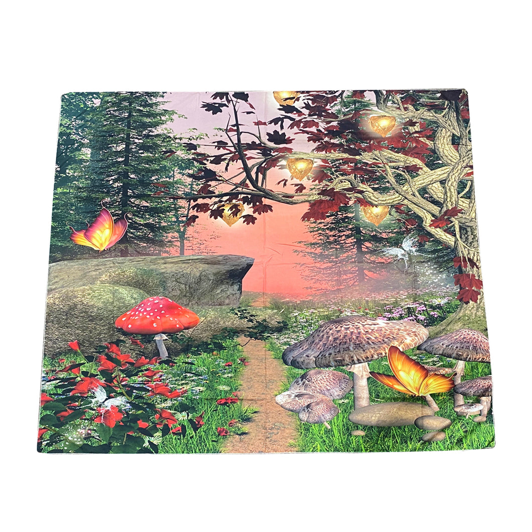 Forest Journey Mushroom Tapestry