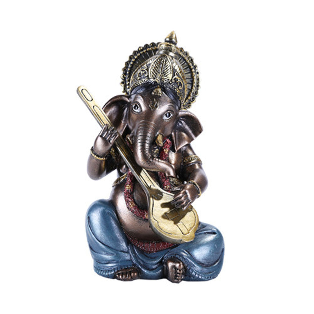 Ganesha & Guitar Statue
