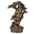 Ganesha Playing Music Under Tree Statue