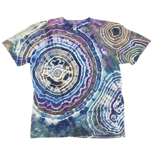 Handmade Geode Tie-Dye T-Shirt XL