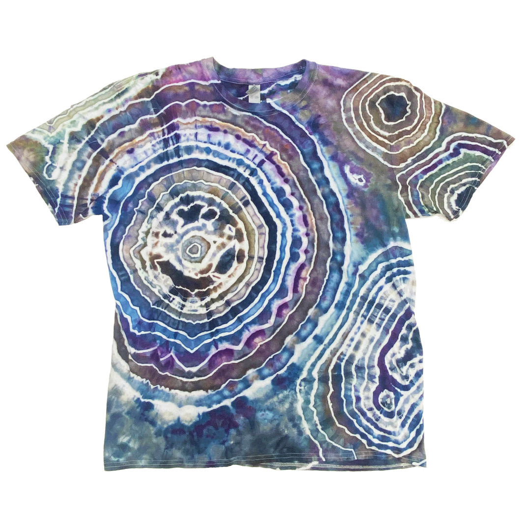 Handmade Geode Tie-Dye T-Shirt XL