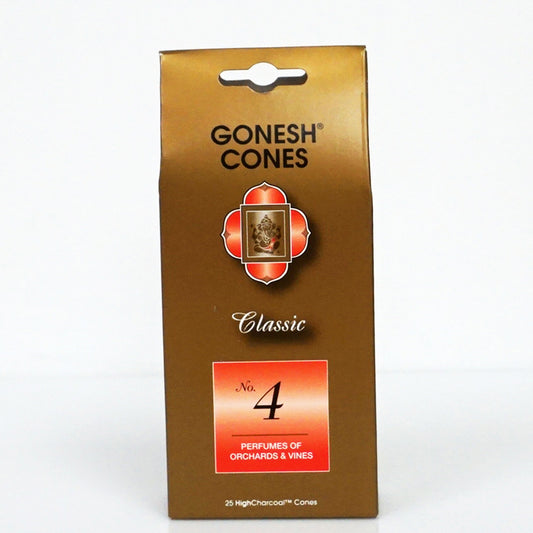 Gonesh Classic No. 4 Incense Cones 25ct