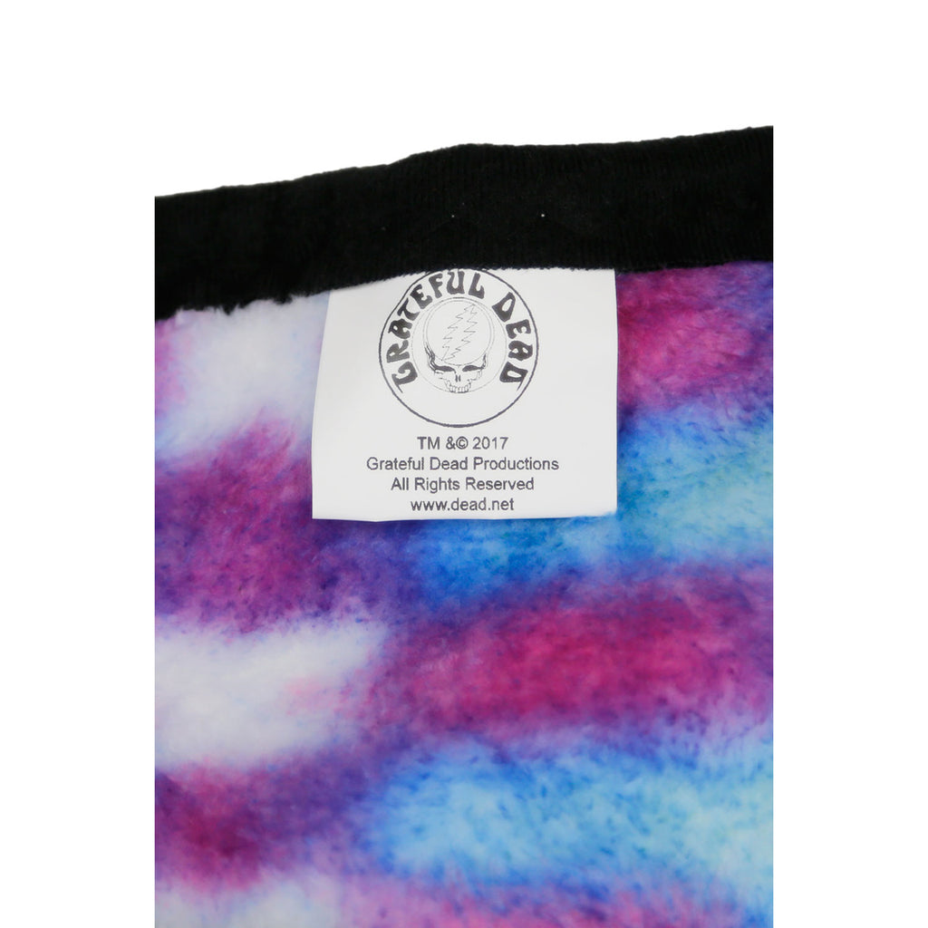Grateful Dead Tie-Dye Bears Fleece Throw Blanket