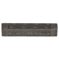 Gray Hand Painted Coffin Incense Burner
