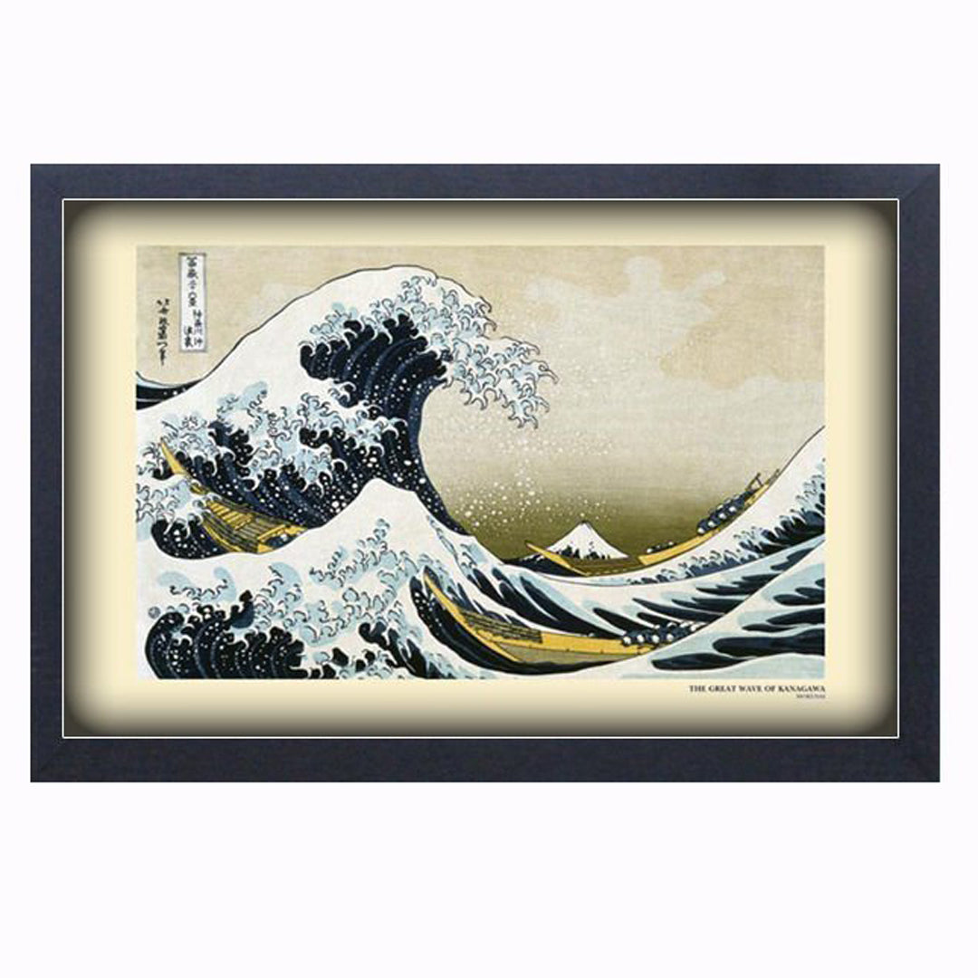 Great Wave Of Kanagawa Framed Gel Print