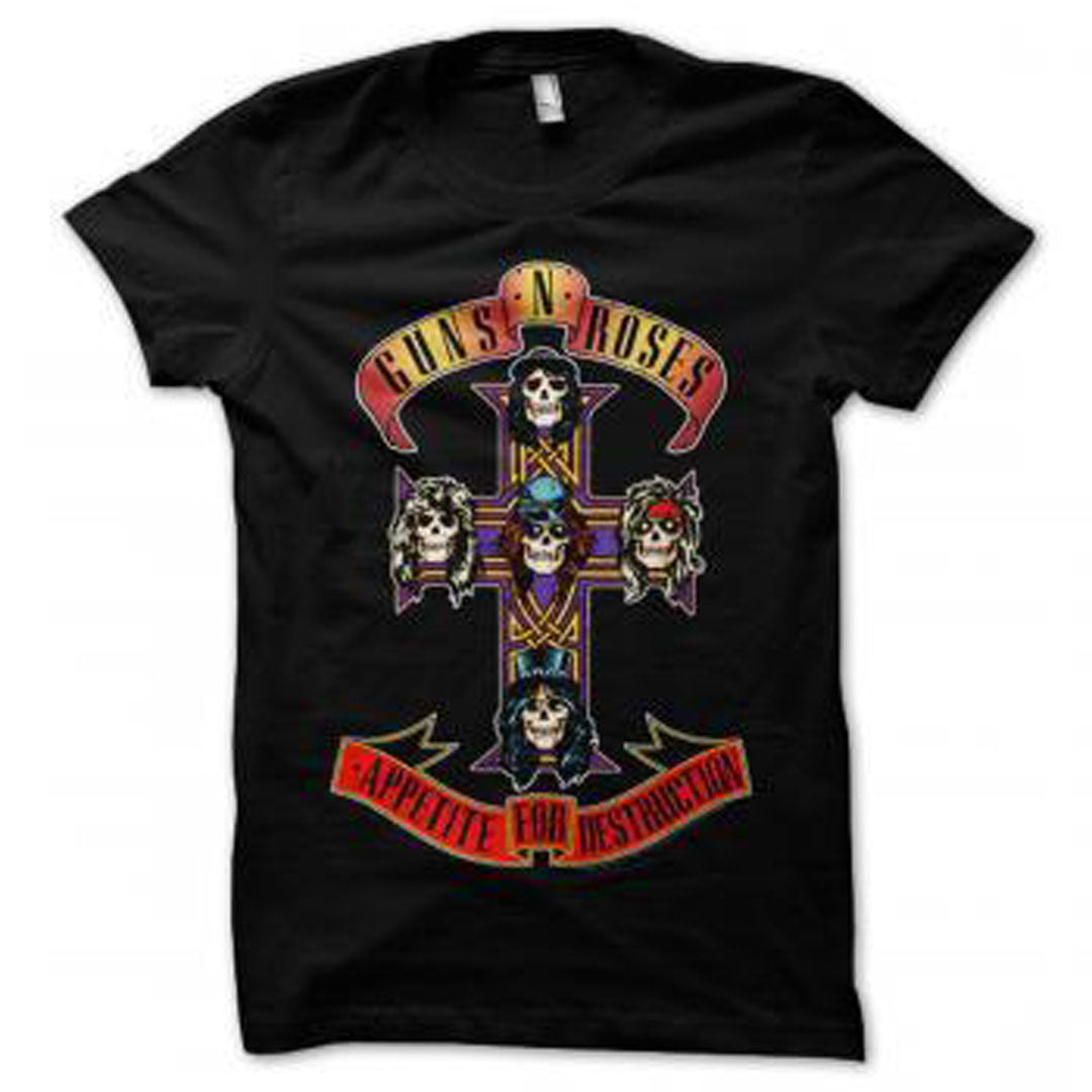 Guns N' Roses - Cross T-Shirt