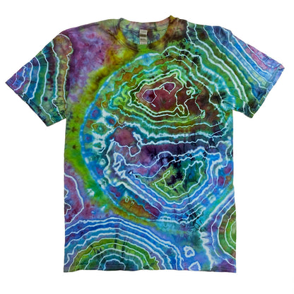 Handmade Geode Tie-Dye T-Shirt Medium