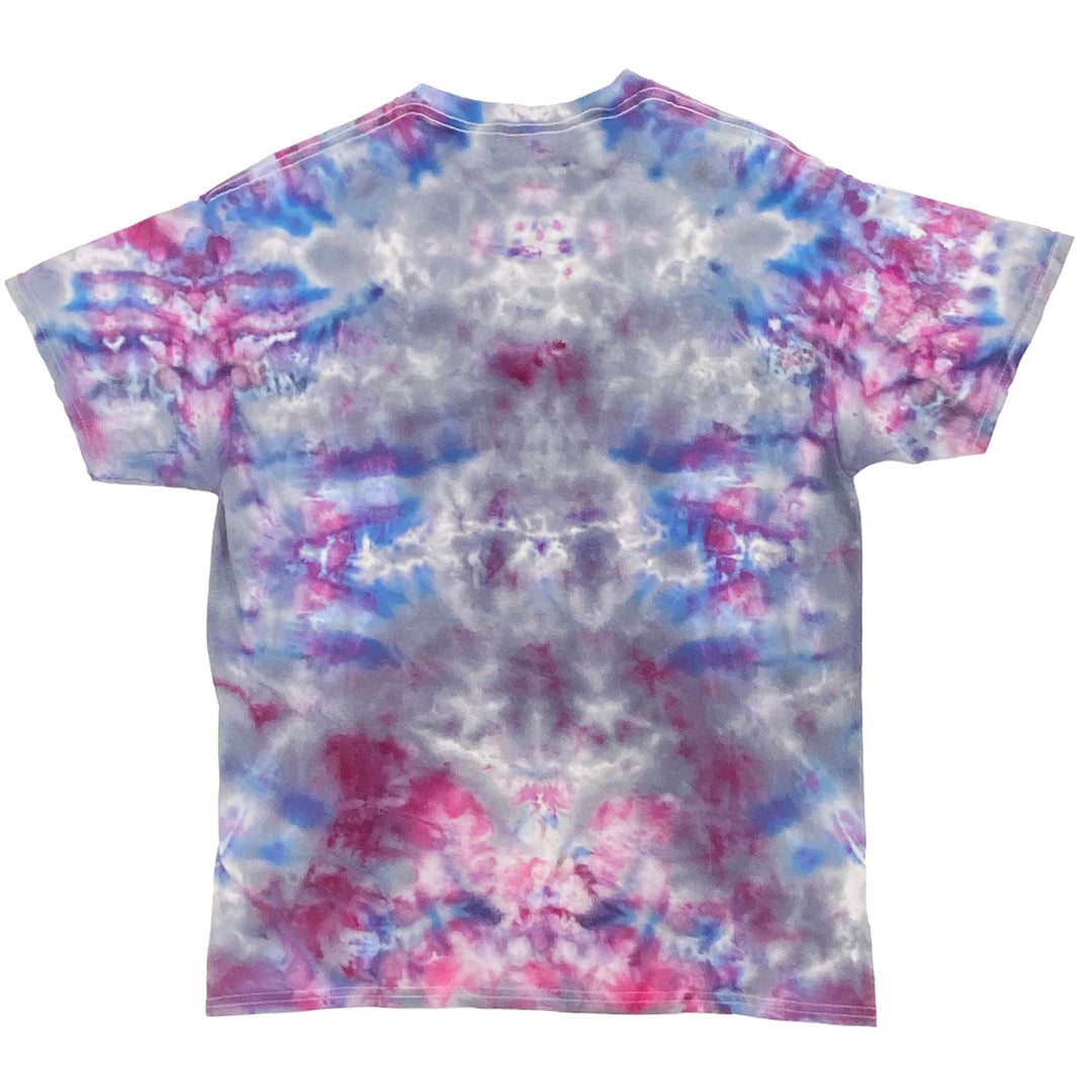 Handmade Mandala Tie-Dye T-Shirt Heavy Cotton Large