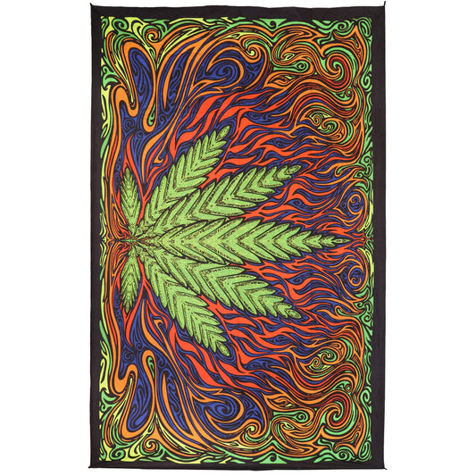 Hot Leaf 3D Tapestry