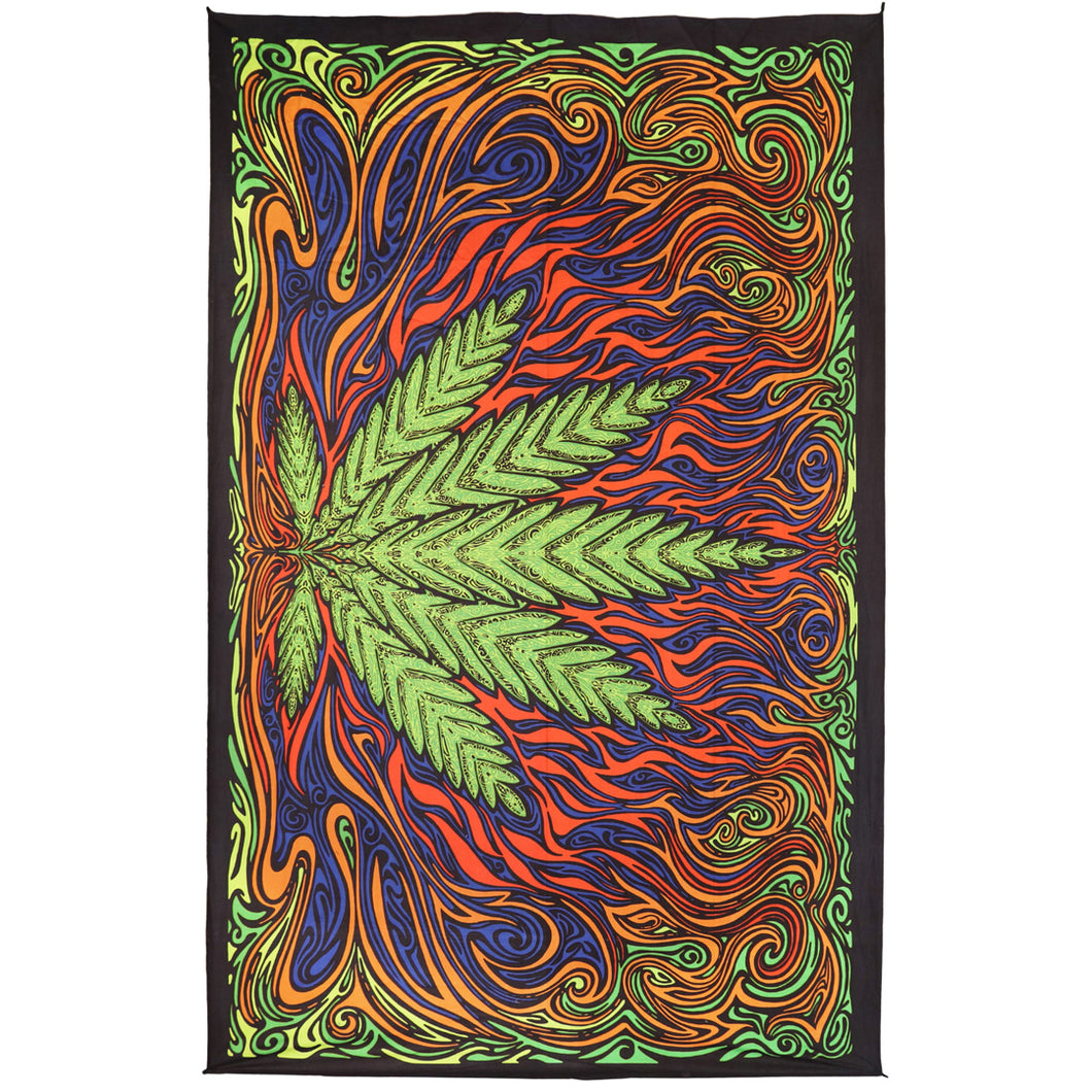 Hot Leaf 3D Tapestry