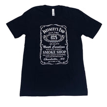 Load image into Gallery viewer, Infinity&#39;s End Liquor Label T-Shirt
